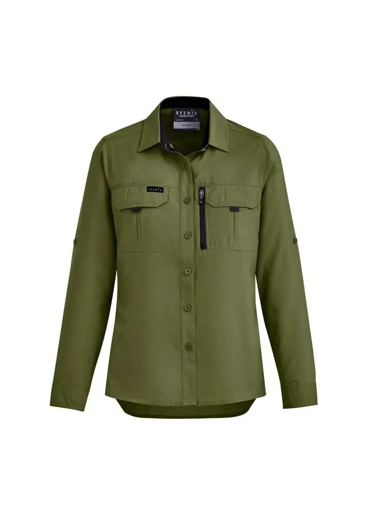 Syzmik Long Sleeve Women's Outdoor Shirt ZW760 Metro Workwear
